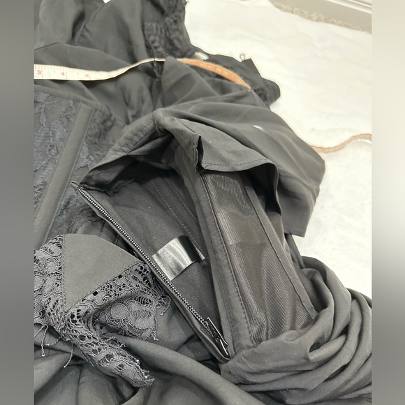 Corset Story Lace Detail Goth Dress - Picture 11 of 11